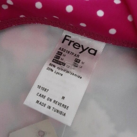 Freya  womens bikini swim bottom paradise floral fold over M Vacation Beach Y2k - Picture 4 of 7